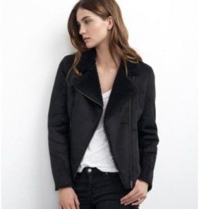 VELVET by SPENCER & GRAHAM Black Sherpa Jacket Size M